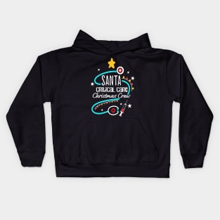 Santa-Critical-Care-Christmas-Crew Kids Hoodie